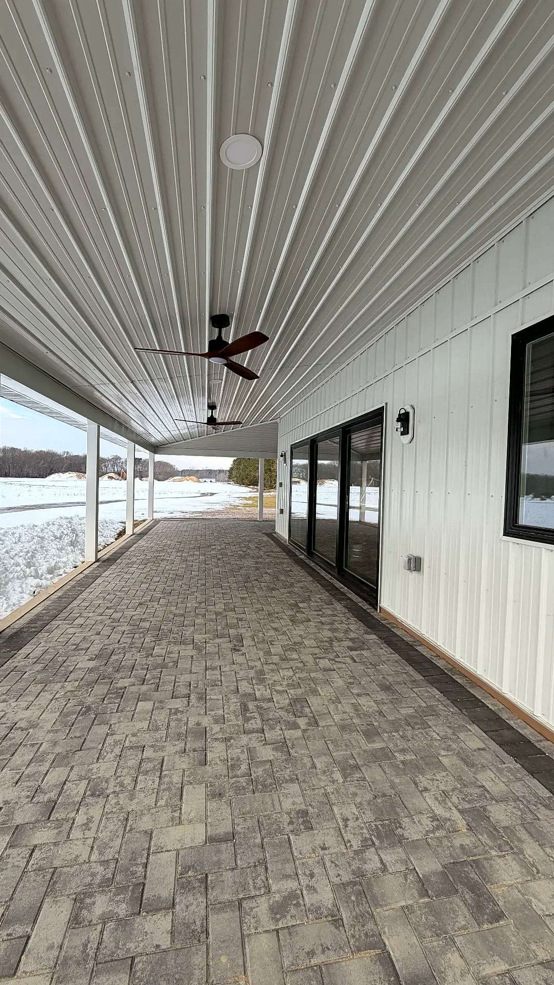 Paver Patio & Covered Porch